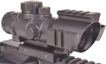 Ozark Armament 4X Magnified Optic - Illuminated Reticle