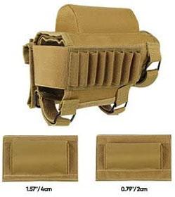 AIRSSON Tactical Rifle Cheek Rest Holder with 2 Molle Pouch