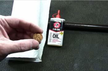 Remove Rust from gun by using Copper Penny