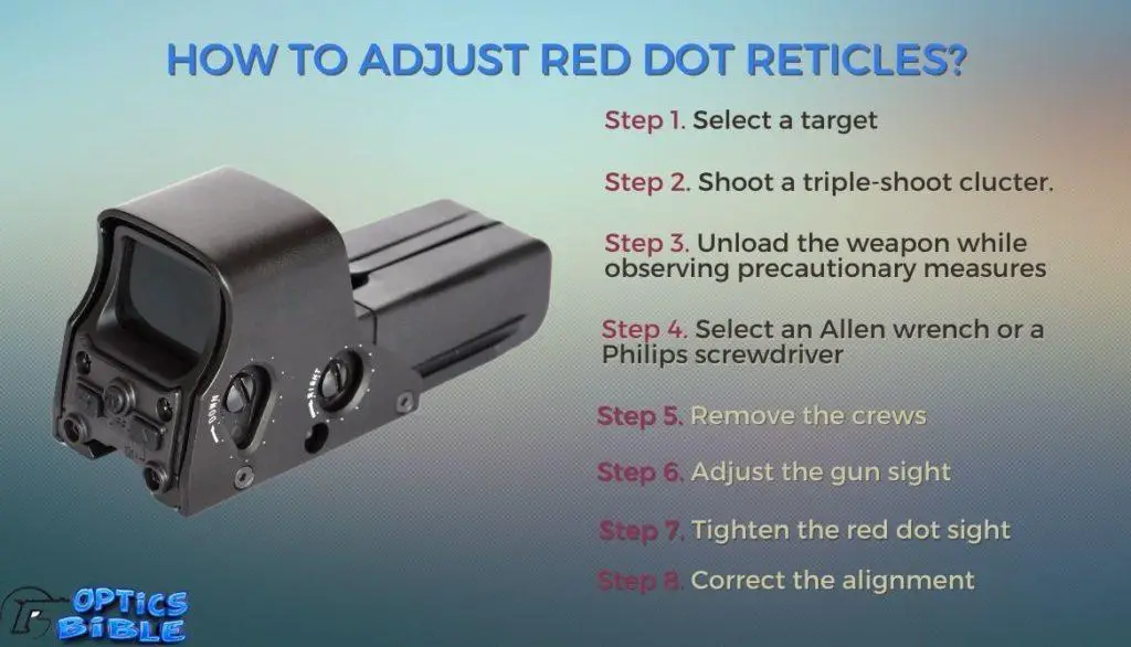 How Do you adjust Red Dot Reticles