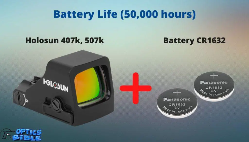 Battery Life Holosun 407k vs 507k