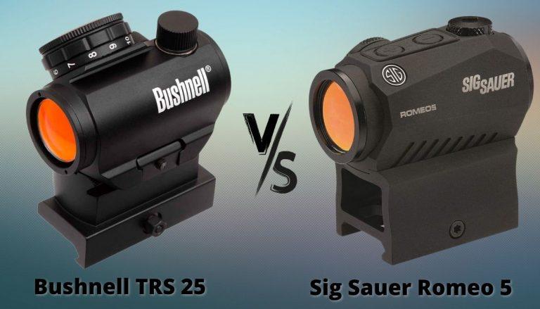 Bushnell TRS 25 Vs Romeo 5 Sig Sauer: The Best Red Dot Sight in 2023