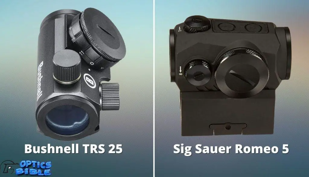 TRS 25 Vs Romeo 5 Magnification