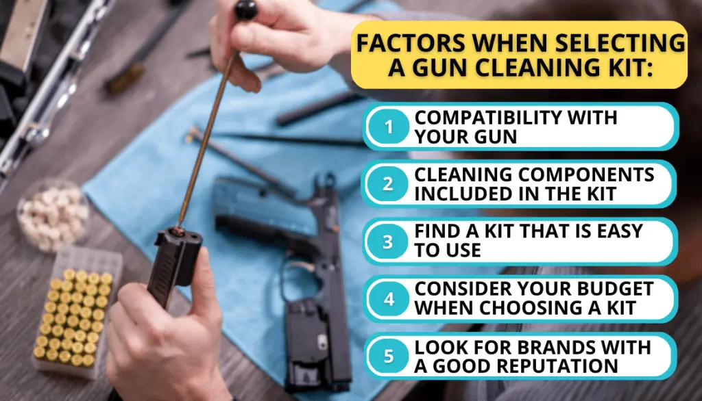 Factors to Consider When Selecting a Gun Cleaning Kit
