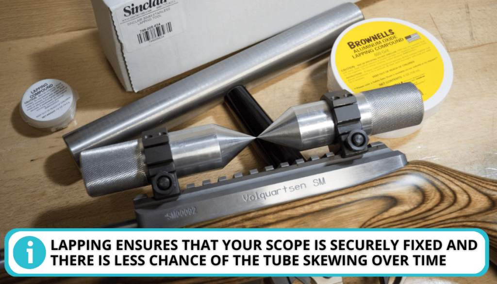 Process of Lapping the Scope Rings (Picatinny Rail)