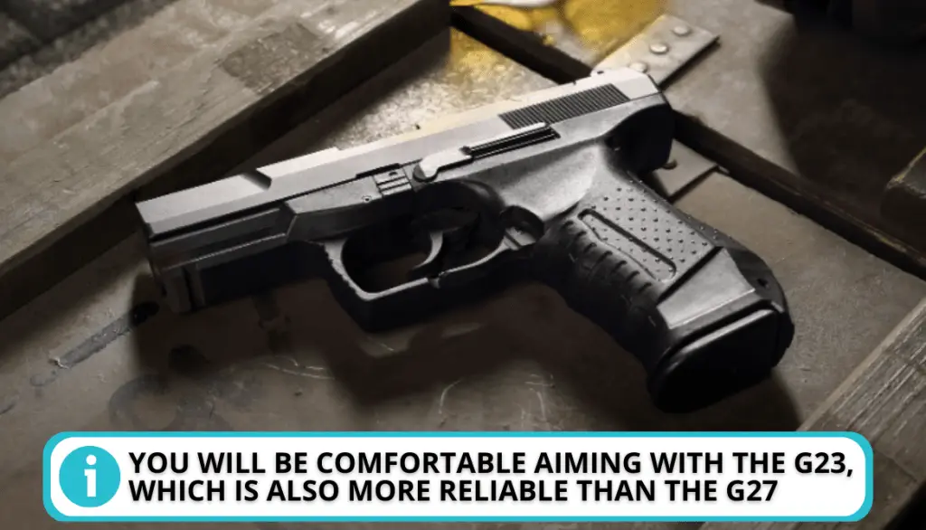 The Gun's Shootability & Reliability Factors - G23 vs G27