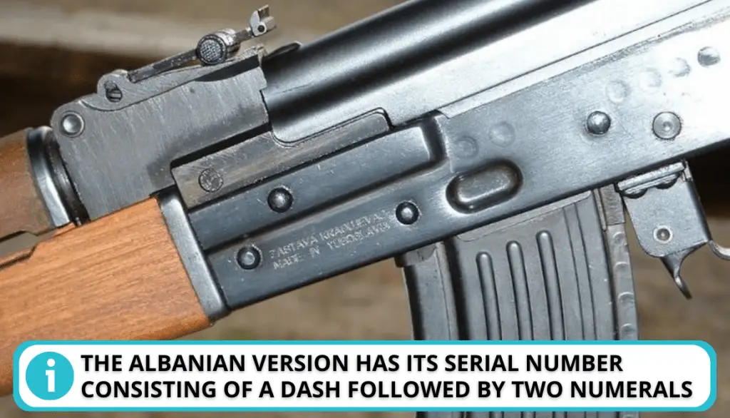 Step 2: Finding the Albanian SKS Rifle Serial Number