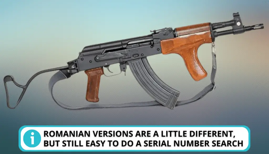 Step 3: Identifying the Romanian Weapon Serial Number
