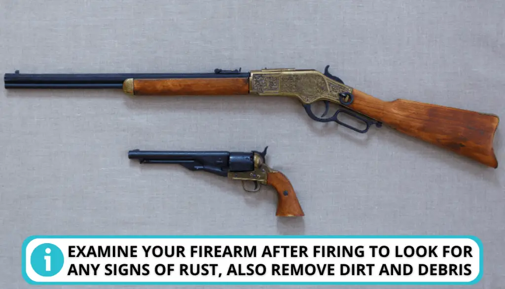 Gun Rust Prevention. Immediate Prevention from Rust After Shooting